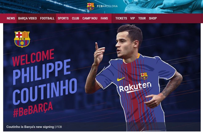 CHÍNH THỨC: Coutinho về Barca với giá kỷ lục - Ảnh 1.