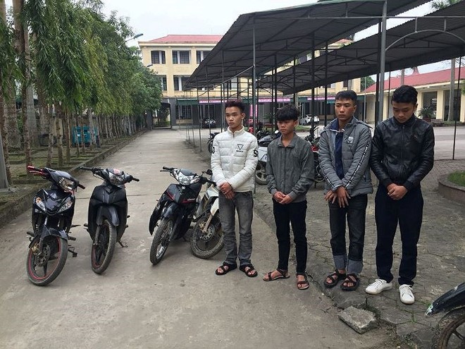 Nhóm học sinh lớp 12 lập băng nhóm trộm cắp xe máy lấy tiền tiêu xài - Ảnh 1.