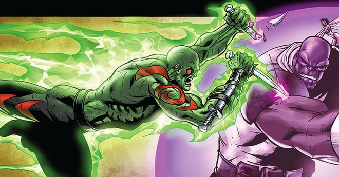 Đoạn phim rò rỉ của Avengers: Infinity War hé lộ trận đập nhau máu lửa giữa Drax và Thanos - Ảnh 3.