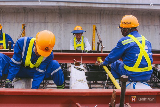 Ch&ugrave;m ảnh: Hơn 2,5km đường ray t&agrave;u tr&ecirc;n cao tuyến Metro Bến Th&agrave;nh -  Suối Ti&ecirc;n ở S&agrave;i G&ograve;n đ&atilde; ho&agrave;n th&agrave;nh - Ảnh 10.