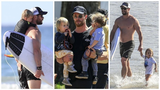 Câu chuyện dễ thương về con trai của Thor Chris Hemsworth: Nghịch đến gãy xương mà chẳng khóc tiếng nào - Ảnh 1.