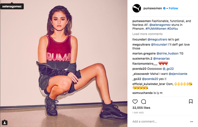 Selena Gomez ngọt ngào và quyến rũ trong BST sneakers Xuân/Hè mới nhất của Puma - Ảnh 2.