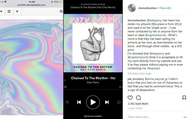 Nghệ sỹ Anh tố Katy Perry và SF9 sử dụng hình ảnh không xin phép trong album mới - Ảnh 2.