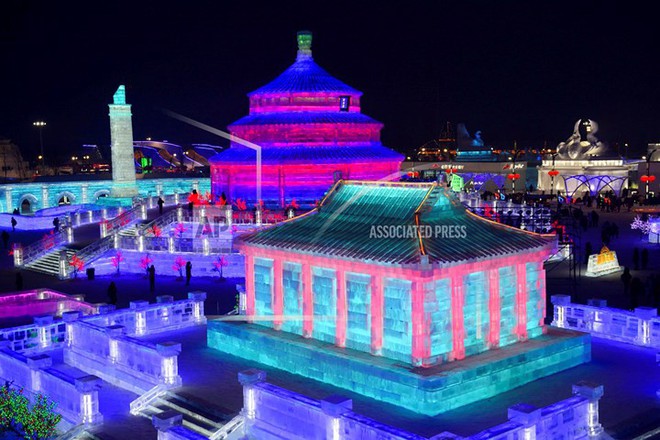 Mãn nhãn trước thế giới thu nhỏ tại Lễ hội Băng đăng quốc tế Harbin - Ảnh 6.