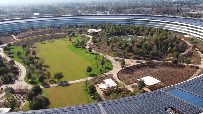 Apple vừa hoàn thành xong trụ sở mới cực hoành tráng, trông như đĩa bay ngoài hành tinh - Ảnh 5.