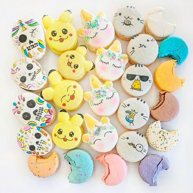 Bạn đ&#227; bao giờ từng thử một chiếc macaron c&#243; tạo h&#236;nh đầu của kỳ l&#226;n chưa? - Ảnh 3.