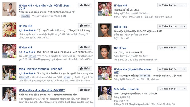 Tài khoản Facebook, Instagram mạo danh Hoa hậu HHen Niê đang mọc lên như nấm sau mưa - Ảnh 1.