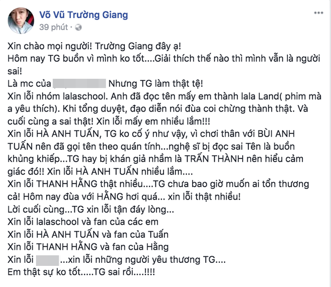 Lập cú đúp lùm xùm chỉ trong 2 ngày, Trường Giang chính là cái tên ồn ào nhất tuần này! - Ảnh 4.