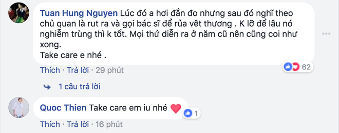 Tóc Tiên giẫm phải ghim, đón năm mới trong bệnh viện và hành động đầy bất ngờ của Tuấn Hưng - Ảnh 2.