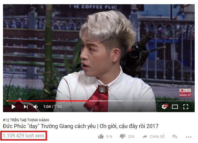 Chưa đầy 1 ng&agrave;y, clip Đức Ph&uacute;c lầy lội tư vấn t&igrave;nh y&ecirc;u đ&atilde; đạt 1 triệu lượt xem, lọt top thịnh h&agrave;nh - Ảnh 2.