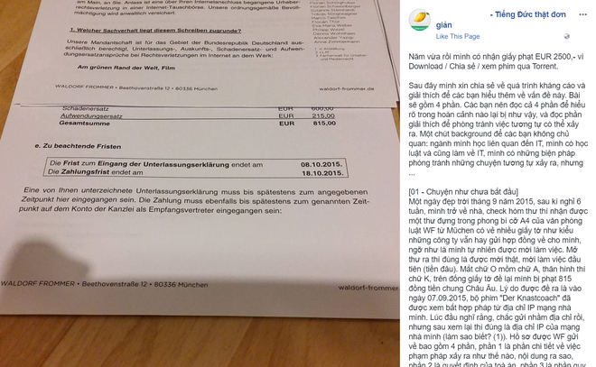 Tải phim trên mạng về, du học sinh Việt tại Đức bị phạt gần 70 triệu đồng - Ảnh 1.