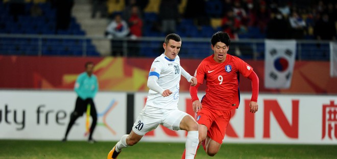 SỐC: U23 H&agrave;n Quốc thảm bại, Uzbekistan v&agrave;o chung kết gặp Việt Nam - Ảnh 3.
