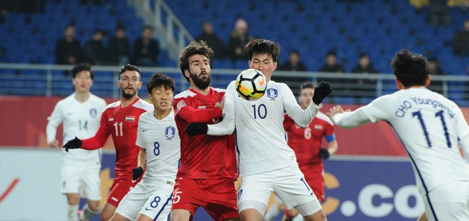 Nhờ copy Việt Nam, U23 Syria mới cầm hòa U23 Hàn Quốc - Ảnh 1.