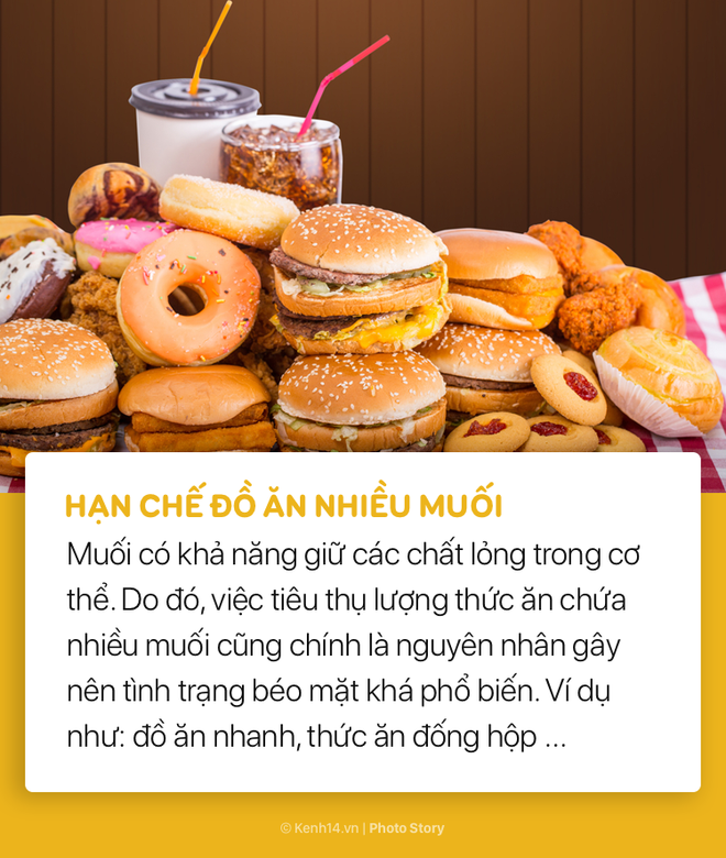 Quên luôn nỗi lo béo mặt chỉ với những mẹo nhỏ này - Ảnh 3.