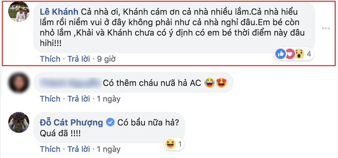 Lê Khánh lên tiếng về tin đồn tiếp tục mang thai dù vừa sinh con chỉ hơn 2 tháng - Ảnh 1.