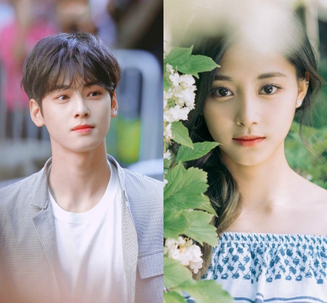 Khoảnh khắc Cha Eunwoo bắt chuyện cùng Tzuyu (TWICE): Như một bộ phim thanh xuân học đường - Ảnh 1.