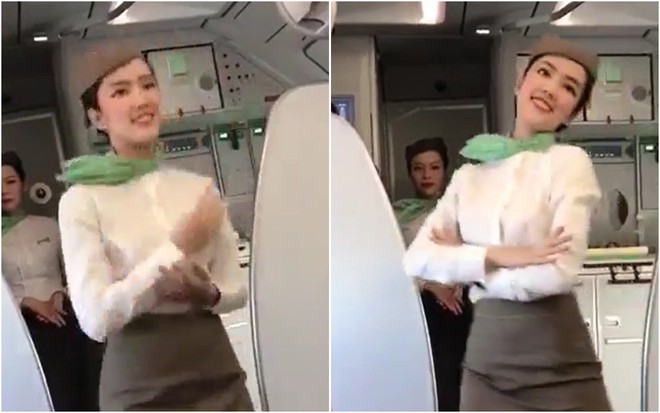 Nữ tiếp vi&ecirc;n h&agrave;ng kh&ocirc;ng được hỏi xin info nhiều nhất h&ocirc;m nay v&igrave; đ&atilde; xinh lại c&ograve;n m&uacute;a dẻo - Ảnh 3.
