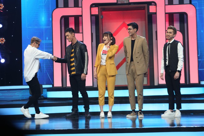 Cao Thái Hà bị nhan sắc của Song Luân và Quang Đại làm lu mờ tại gameshow - Ảnh 2.