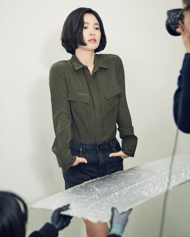 Bị chê photoshop quá đà, minh tinh Song Hye Kyo tung loạt ảnh hậu trường chứng minh body siêu nuột hậu giảm cân - Ảnh 7.