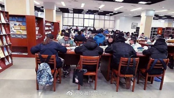 Trung Quốc: Hàng triệu sinh viên đã nghỉ Tết thế mà nhiều người vẫn ngồi học chật kín tại thư viện - Ảnh 5.