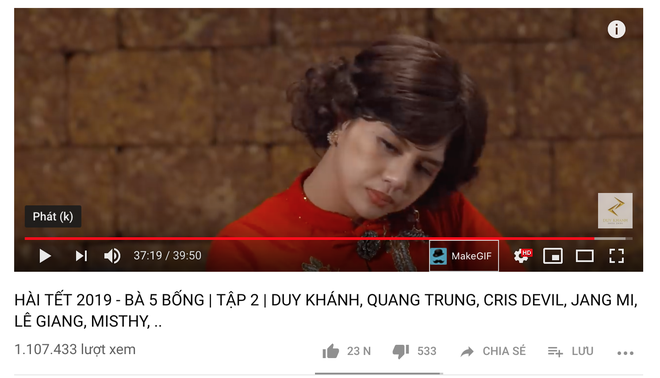 Đạt 1 triệu view sau 24h, Bà 5 Bống của Duy Khánh đang là web drama hot nhất dịp Tết - Ảnh 1.