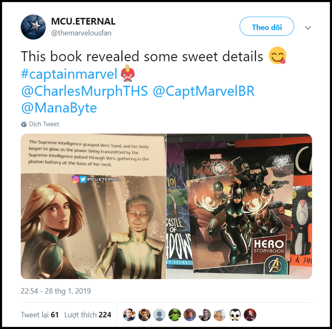 Fan c&uacute; vọ soi được 2 điều của Captain Marvel d&iacute;nh l&iacute;u Avengers: Infinity War v&agrave; thủ lĩnh tộc Kree - Ảnh 2.