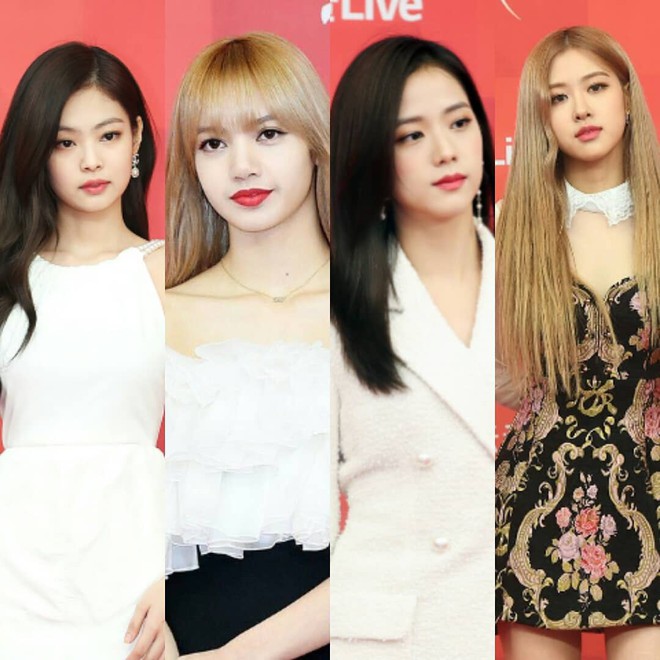 Lần đầu tiên được mặc đồ hở vai đi thảm đỏ, Lisa (Black Pink) gần như chiếm hết spotlight của các chị em còn lại - Ảnh 2.