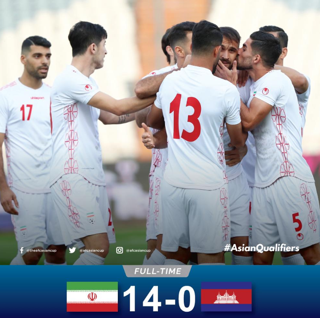 Địa chấn: Iran vùi dập hàng xóm của Việt Nam với tỷ số kinh hoàng 14-0 - Ảnh 3.