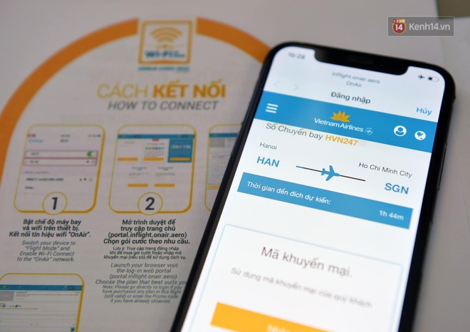 Lướt web, Facebook hay các ứng dụng di động trên máy bay lần đầu tiên tại Việt Nam - Ảnh 3.