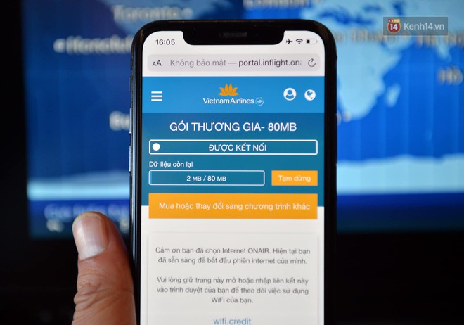 Lướt web, Facebook hay các ứng dụng di động trên máy bay lần đầu tiên tại Việt Nam - Ảnh 7.
