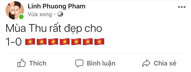 Đông Nhi - Ông Cao Thắng, Bảo Anh cùng dàn sao Vbiz vỡ oà trước siêu phẩm ngả người volley mở màn tỷ số 1-0 của Quang Hải - Ảnh 7.