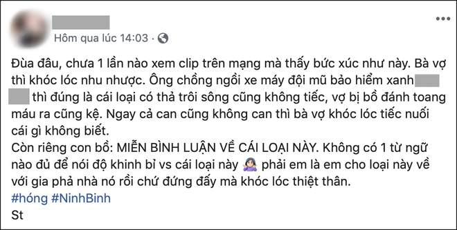 Màn đánh ghen gây ức chế nhất MXH: Vợ ôm đầu đầy máu bị tiểu tam mắng chửi cho bật khóc, chồng ngồi im như người dưng - Ảnh 1.