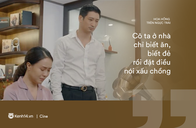 Những c&acirc;u mắng mỏ nghe l&agrave; ph&aacute;t đi&ecirc;n của Th&aacute;i (Hoa Hồng Tr&ecirc;n Ngực Tr&aacute;i): C&ocirc; ta ở nh&agrave; chỉ biết ăn, biết đẻ rồi đặt điều n&oacute;i xấu chồng - Ảnh 3.