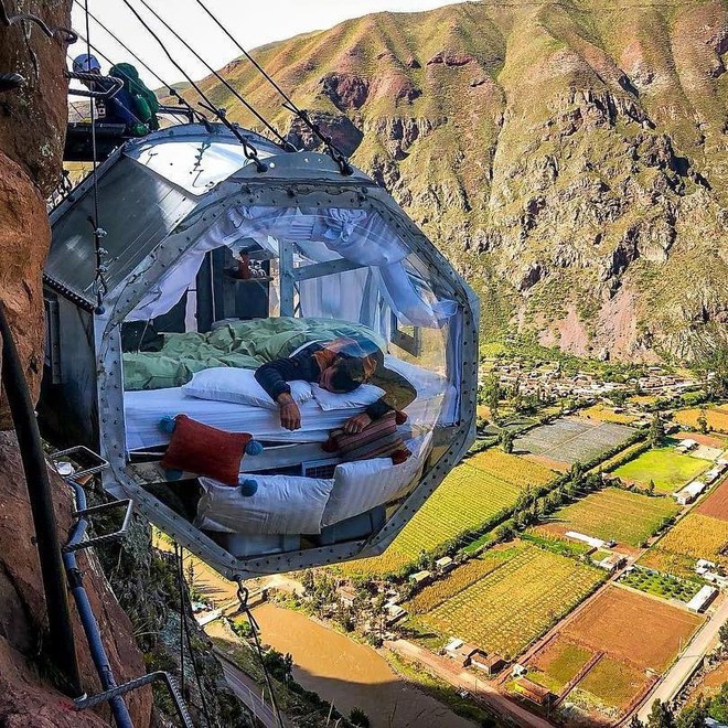 “Chiếm đóng” giữa kỳ quan thiên nhiên như Mã Pì Lèng Panorama, khách sạn lưng chừng núi ở Peru lại được khen hết lời - Ảnh 8.