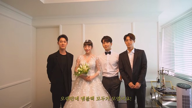 Hôn lễ cặp đôi cưới sau 700 ngày yêu: Lung linh, cô dâu lộng lẫy, Taecyeon (2PM) cùng dàn nam thần MBLAQ đến chung vui - Ảnh 12.