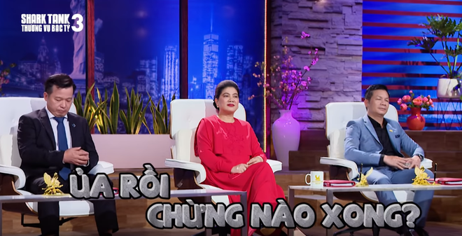 Trời ơi tin được không? Phi Thanh Vân mất đến... 3 ngày để cột cho xong cái rèm tại Shark Tank - Ảnh 3.