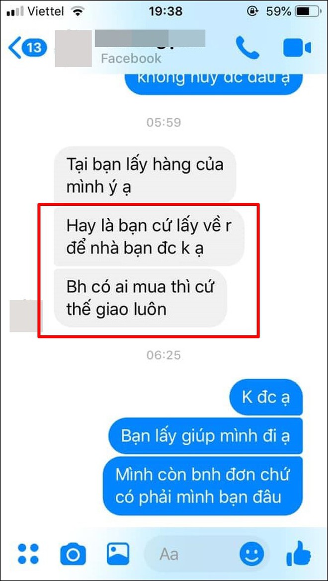 Pha boom hàng sốc tận óc của một nữ sinh: Năm lần bảy lượt đòi hủy order, đến ngày ship hàng thì xuất hiện tin nhắn "tôi là bố của cháu" - Ảnh 2.