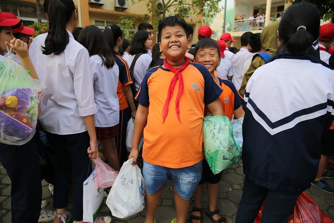 Độc đáo chương trình biểu diễn thời trang chung tay bảo vệ môi trường của học sinh Hà Nội - Ảnh 11.