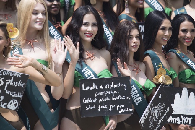 Đại diện Việt Nam diện bikini khoe body nổi bật, kéo đến dàn thí sinh Hoa hậu Trái đất 2019 đúng là hết hồn - Ảnh 2.
