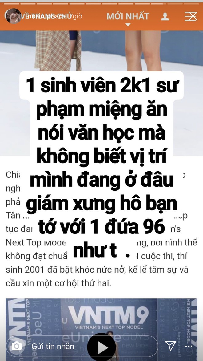 Chưa vào nhà chung, Thánh chửi Phạm Thoại đấu khẩu gay gắt với thí sinh Next Top trên mạng xã hội - Ảnh 6.