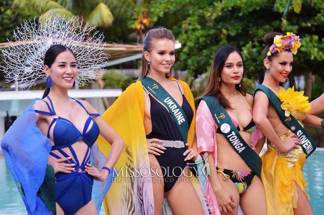 Biến hoá độc đáo, Hoàng Hạnh mang về huy chương vàng phần thi bikini tại Hoa hậu Trái đất - Ảnh 5.