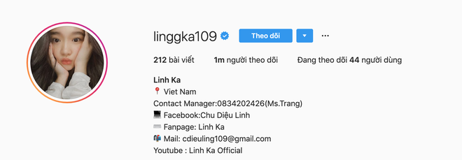 Linh Ka đạt 1 triệu người theo dõi trên Instagram, chính thức ra nhập club triệu follow cùng Chi Pu, Châu Bùi, Trang Lou - Ảnh 2.