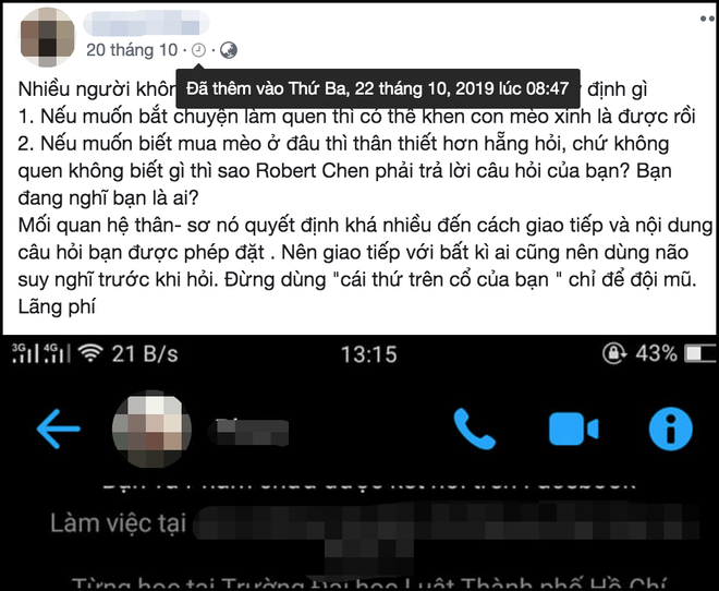 Vụ gái xinh mua mèo bị cà khịa: Xuất hiện tài khoản Facebook giả mạo nam chính 1 cách tinh vi, tiếp tục kích war - Ảnh 2.