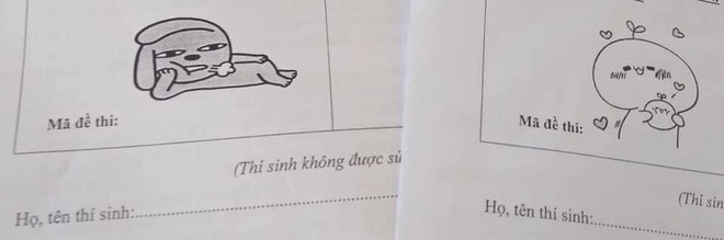 Bắt trend cực nhanh đánh mã đề bằng nhãn dán, thầy cô tuy dễ thương nhưng khiến học sinh thêm lý do khóc thét trong giờ thi - Ảnh 1.