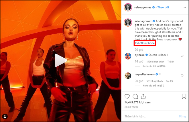 MV comeback thứ 2 của Selena Gomez vẫn quay bằng iPhone 11 Pro, hiệu ứng m&agrave;u m&egrave; đỉnh thực sự - Ảnh 2.