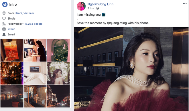 Linh Rin vẫn để trạng thái độc thân trên Facebook: Bận khoe ảnh hạnh phúc với Phillip Nguyễn quá nên quên sửa bio đây mà - Ảnh 3.