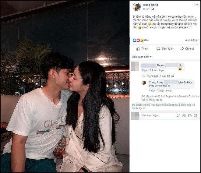 Trang Anna khoe được hôn phu hot boy thay đồ và tẩy trang hộ sau 1 ngày dài mệt mỏi: Quả là hiếm có khó tìm! - Ảnh 1.