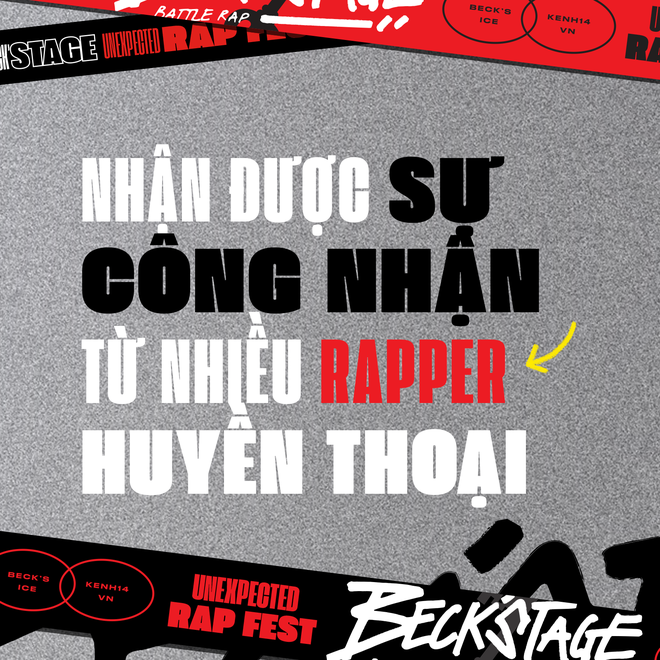 Chơi lớn như Beck&rsquo;Stage Battle Rap: D&agrave;n BGK đ&atilde; xịn, tổng gi&aacute; trị giải thưởng c&ograve;n khủng l&ecirc;n đến 200 triệu đồng! - Ảnh 4.