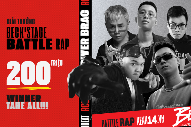 Chơi lớn như Beck’Stage Battle Rap: Dàn BGK đã xịn, tổng giá trị giải thưởng còn khủng lên đến 200 triệu đồng! - Ảnh 1.