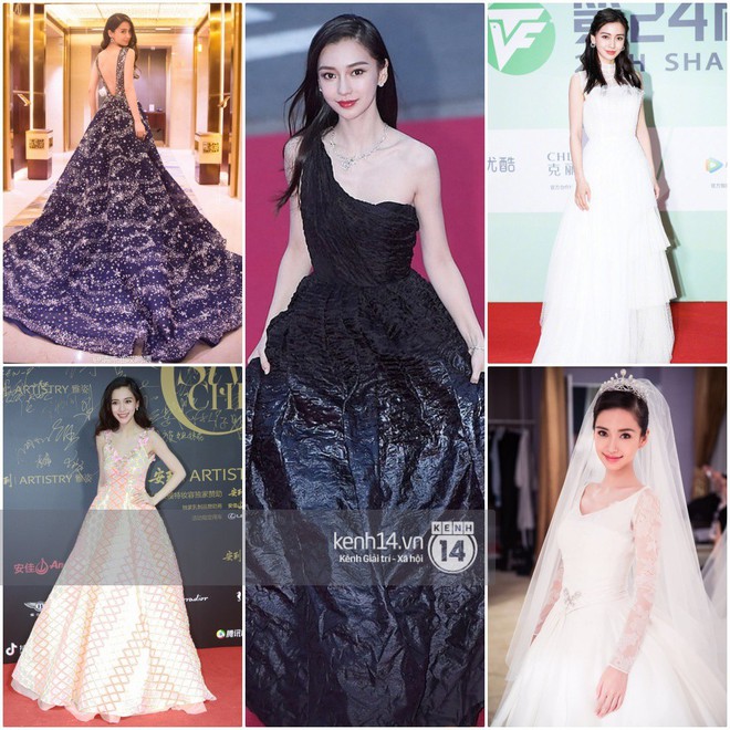 So sánh số lần Tiểu Hoa Đán diện đồ Haute Couture đi sự kiện: Angela Baby vô địch với 26 lần trong khi Dương Mịch mới được mặc 2 lần - Ảnh 1.